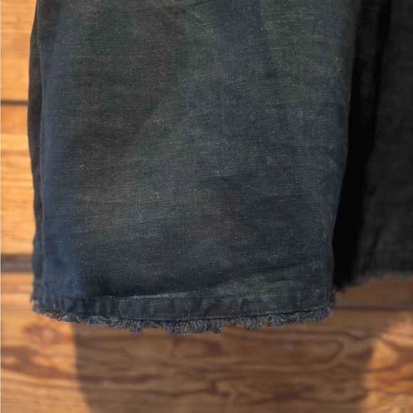Garnet Hill Black Linen Sleeveless Dress - Picture 3 of 7